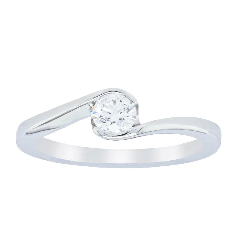 High-End Jewelry, Now More Affordable Than Ever 18ct White Gold .35ct Diamond Embrace Ring High-End Jewelry, Now More Affordable Than Ever 18ct White Gold .35ct Diamond Embrace Ring