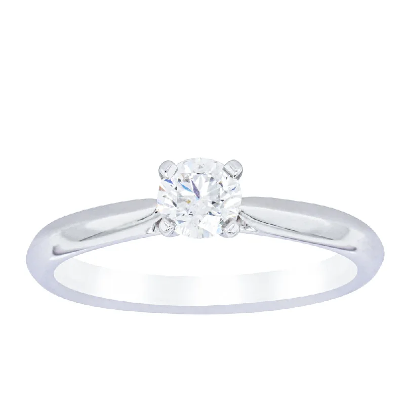 Jewelry Deals That Outshine The Rest 18ct White Gold .40ct Diamond Venetian Ring