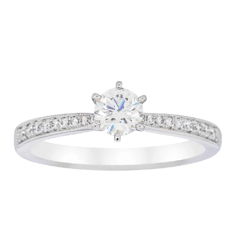 Make Every Moment Shine – Jewelry Discounts Available 18ct White Gold .40ct Diamond Zenith Ring Make Every Moment Shine – Jewelry Discounts Available 18ct White Gold .40ct Diamond Zenith Ring