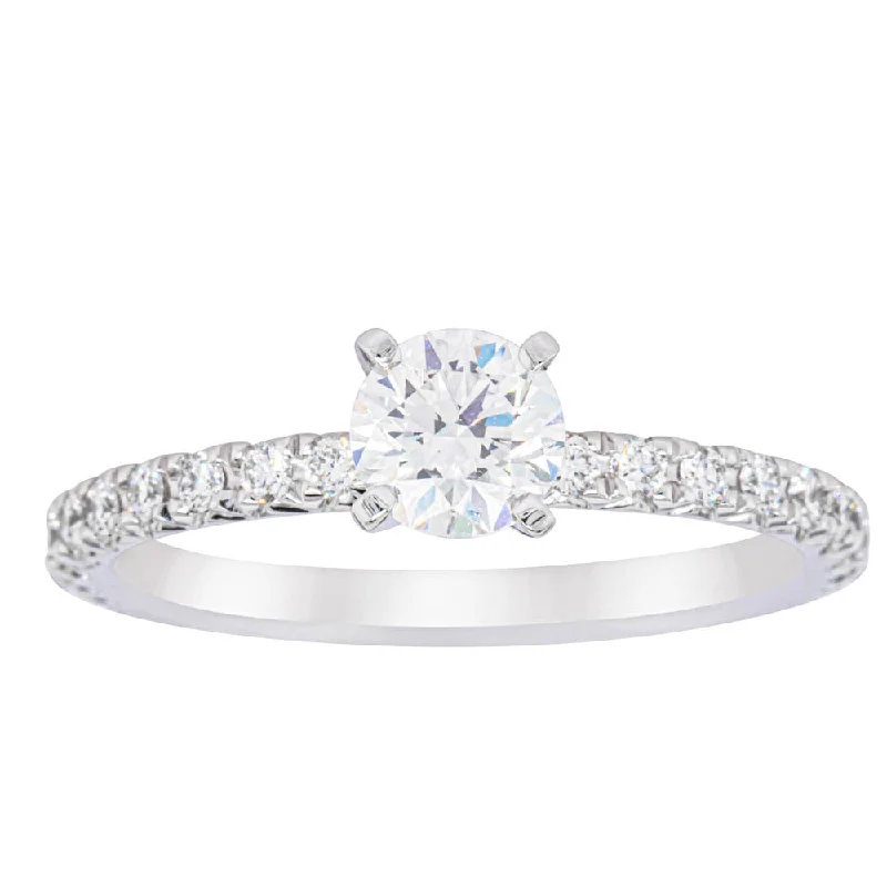 Breathtaking Jewelry, Breathtaking Prices 18ct White Gold .46ct Diamond Comet Ring