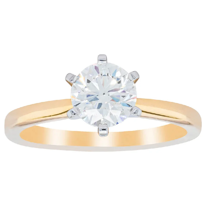 Your Dream Jewelry At Dream Prices 18ct Yellow Gold 1.01ct Diamond Capri Ring