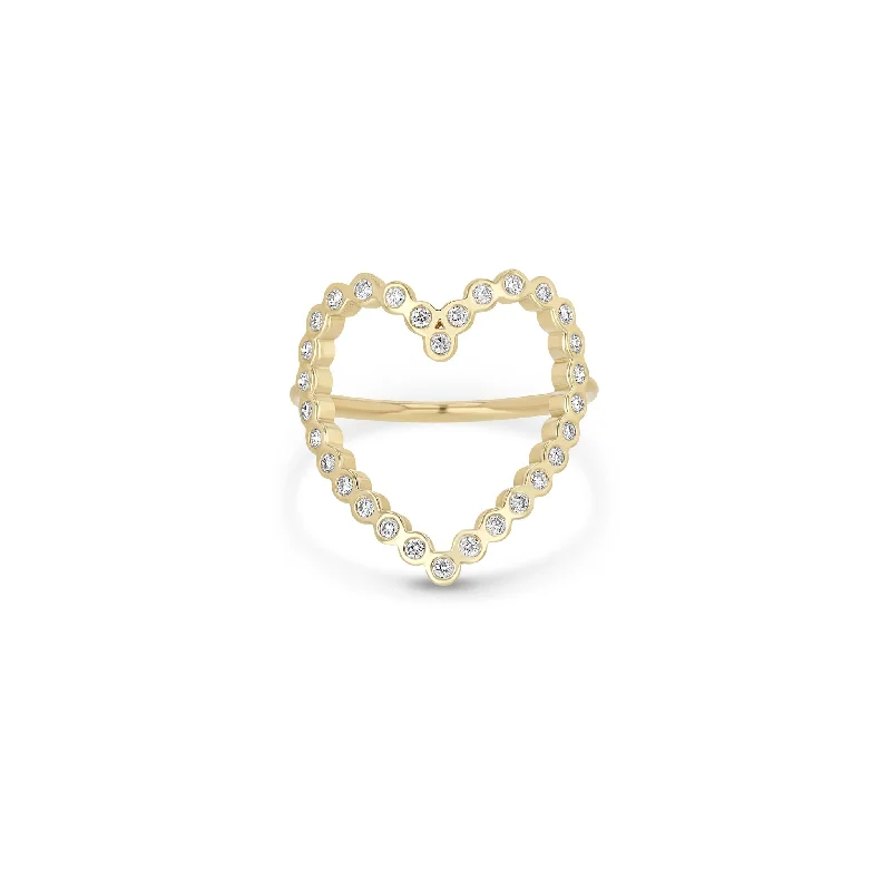Unlock Unbeatable Jewelry Deals Before They’Re Gone 14k Diamond Bezel Heart Ring