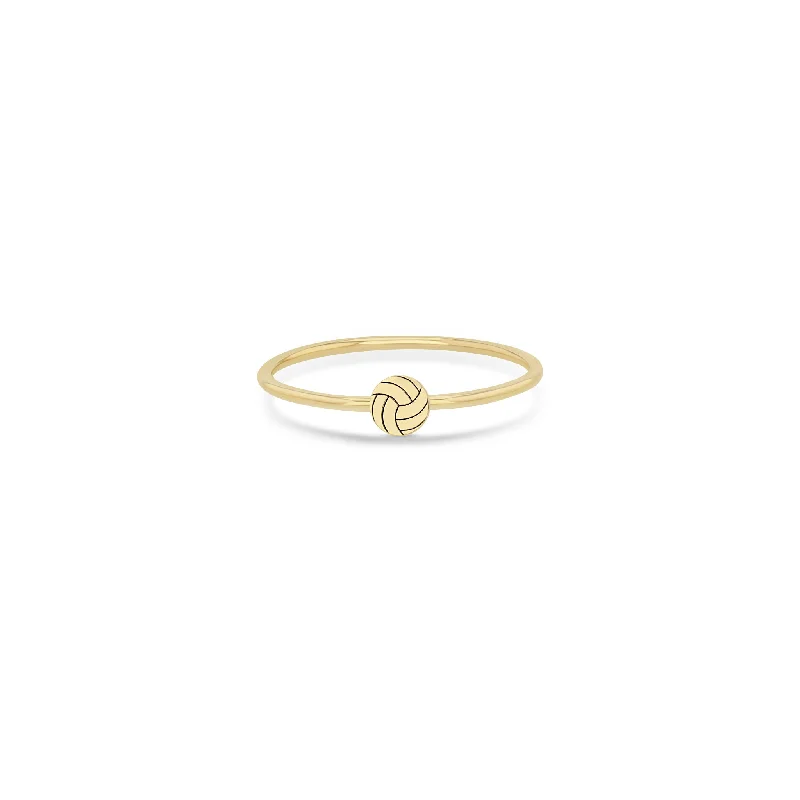 Shop Dazzling Jewelry At The Best Prices 14k Itty Bitty Volleyball Ring