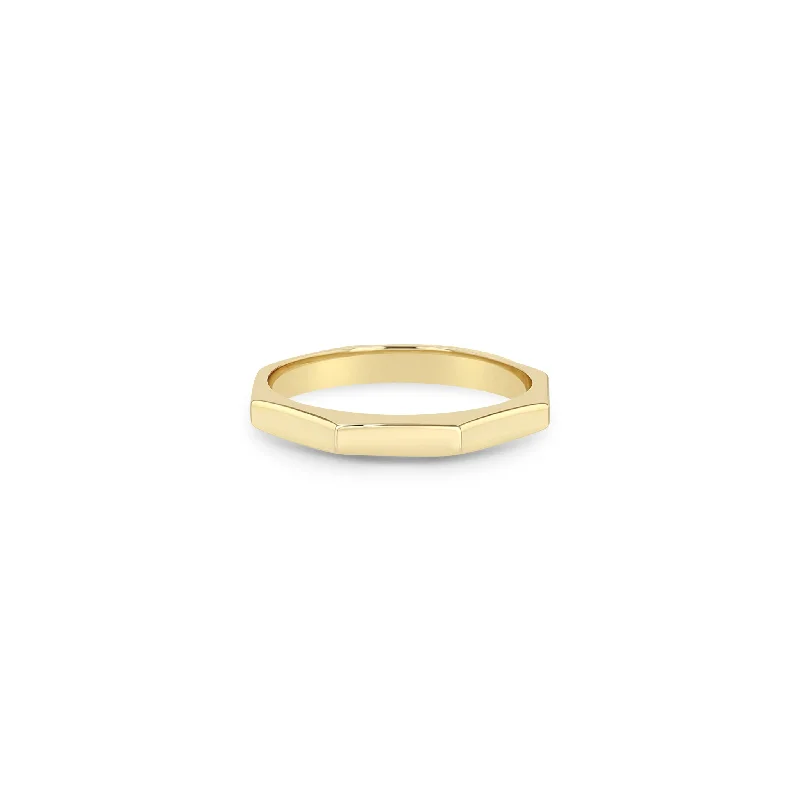 Limited-Time Offer On Elegant Jewelry Pieces 14k Gold Octagon Ring