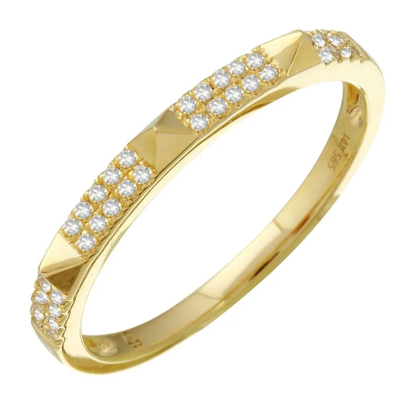 Your Perfect Accessory Now At The Best Price 14k Spike Diamond Ring
