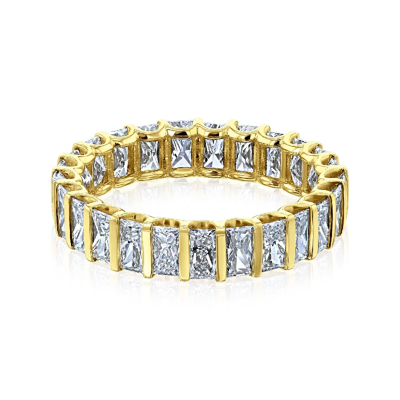 Buy More, Save More – Special Jewelry Discounts Boundless Baguillion™ Channel Band - Size 6.5, Yellow Gold