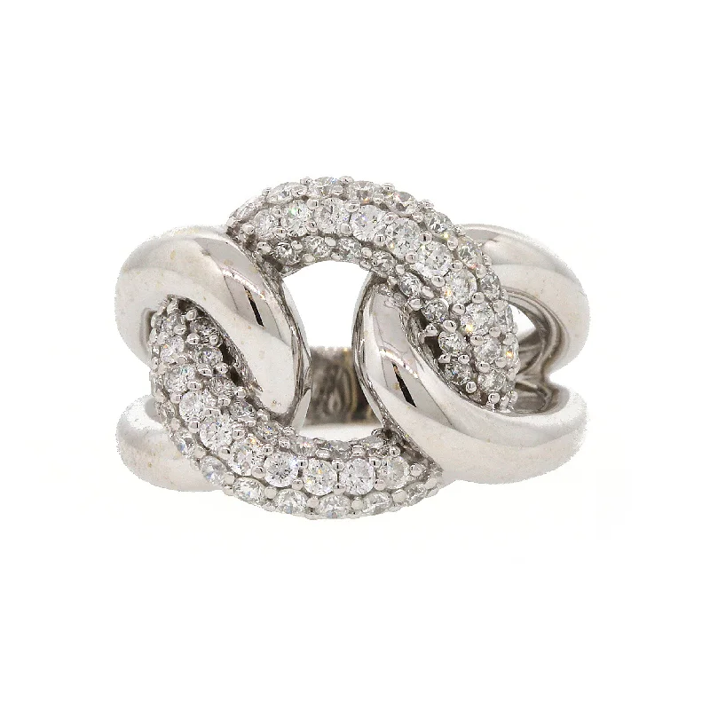 Flash Sale On Exquisite Jewelry – Don't Miss Out Pave Diamond Knot Ring in 14k Gold
