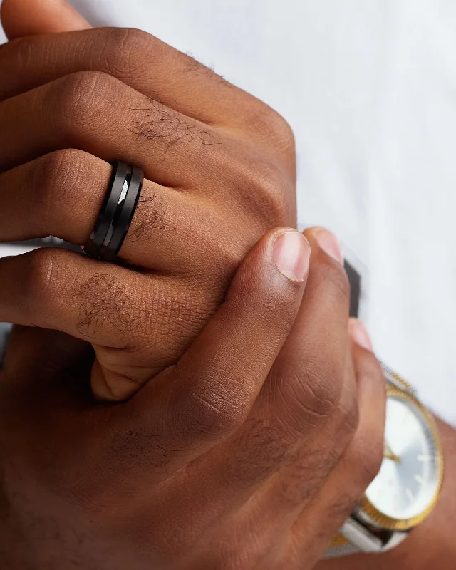 Fine Jewelry, Limited-Time Offers Available Midline Tungsten Carbide Ring