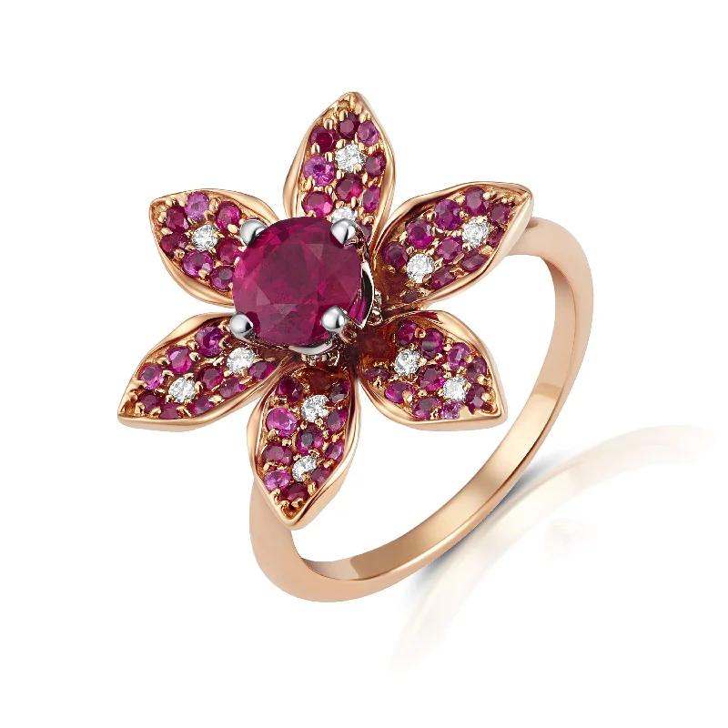 Handcrafted Jewelry Sale – Unique Designs At Low Prices Pink Petal Ring Large