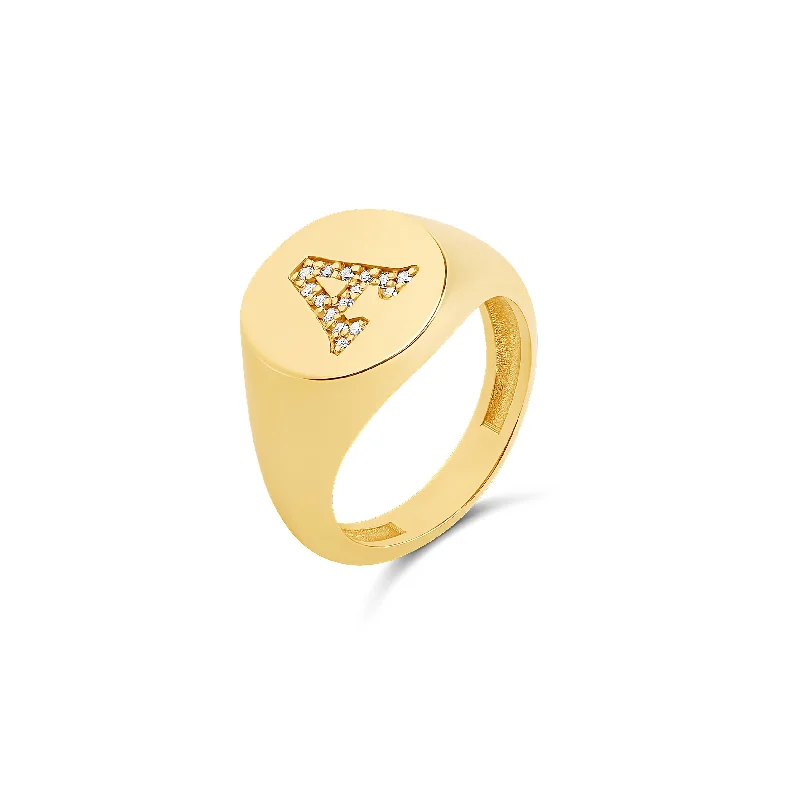 Bestselling Jewelry At Special Promotional Rates Signet Statement Initial Diamond Ring