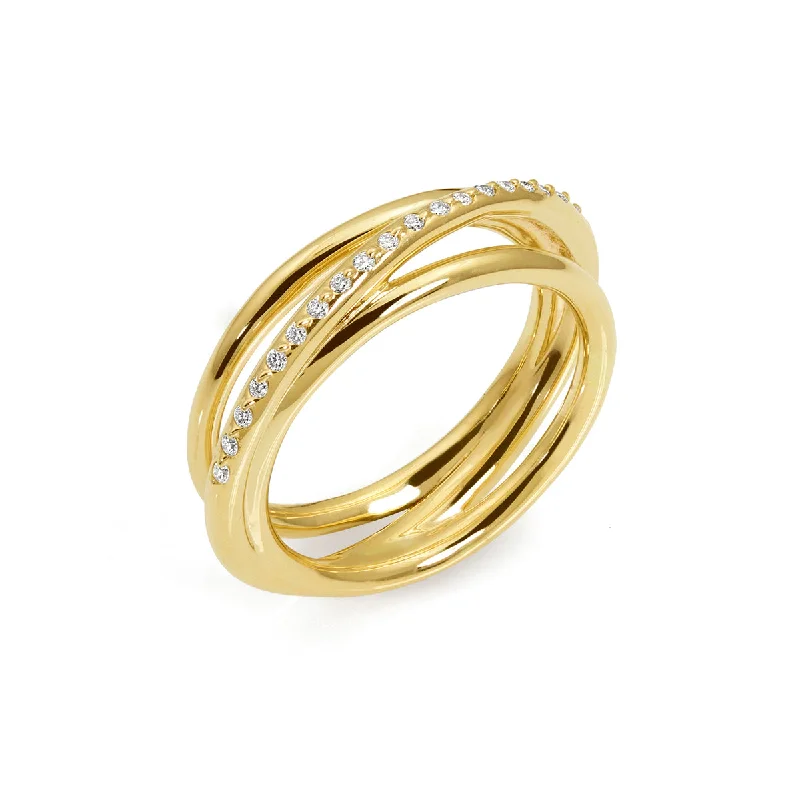 Don't Miss These Dazzling Jewelry Discounts Wrap Ring with Diamonds