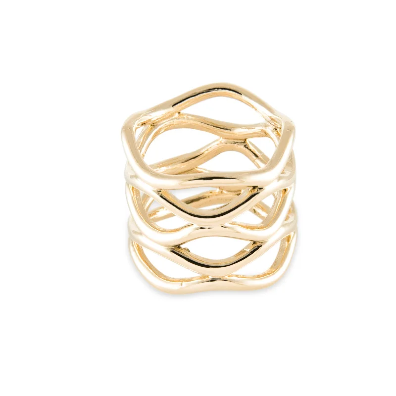 Jewelry Sale Bonanza – Grab Your Sparkle Now Waves Band Ring