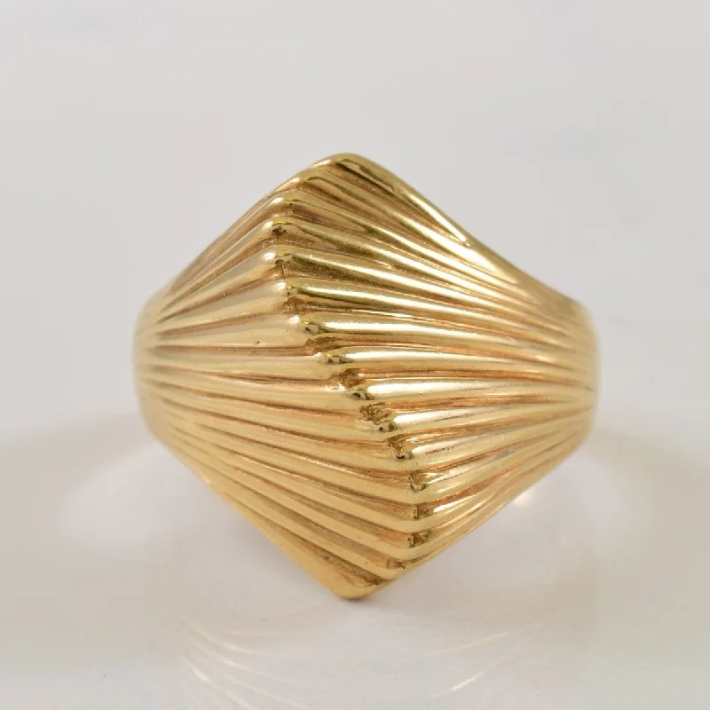 Trending Jewelry Now At Unbeatable Prices 10k Yellow Gold Cocktail Ring | SZ 6 |