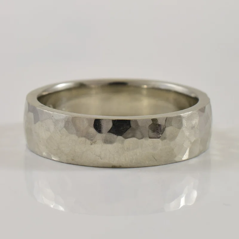 Don't Miss Out On Jaw-Dropping Jewelry Discounts 14k White Gold Band | SZ 8.25 |
