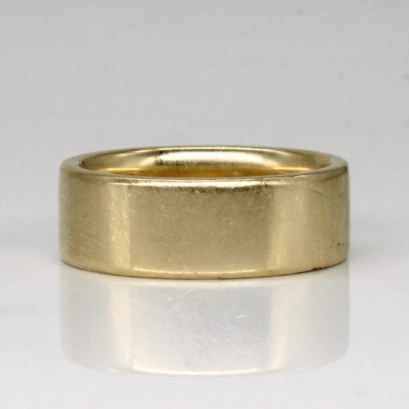 Make Your Outfit Shine With Discounted Jewelry 14k Yellow Gold Band | SZ 8 |