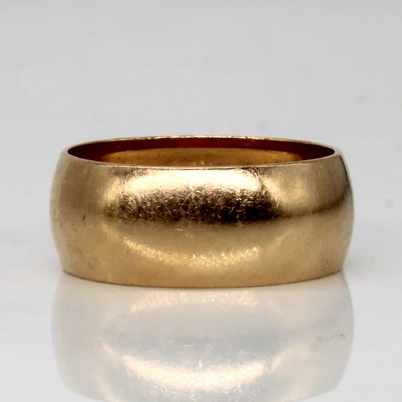 Timeless Jewelry At Special Discount Rates 14k Yellow Gold Band | SZ 9.5 |