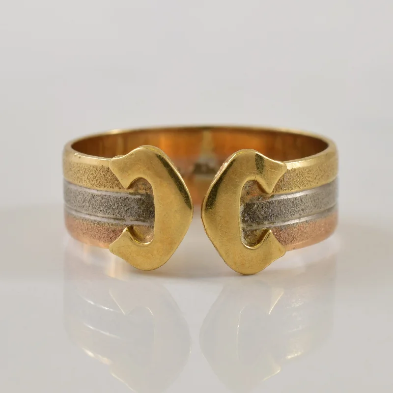 Seasonal Jewelry Clearance – Best Styles At The Lowest Prices 18k Tri Tone Ring | SZ 6.5 |