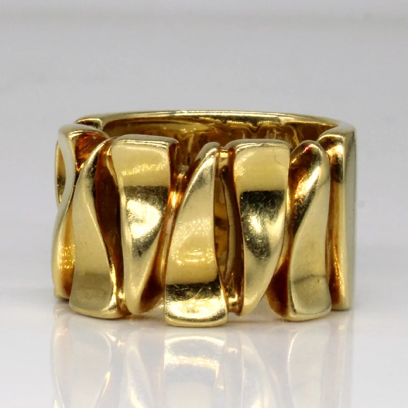 Exclusive Gemstone Jewelry At Special Prices 18k Yellow Gold Ring | SZ 8 |