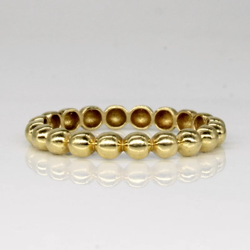 Last Chance To Grab Your Favorite Jewelry At A Discount 18k Yellow Gold Ring | SZ 8 |