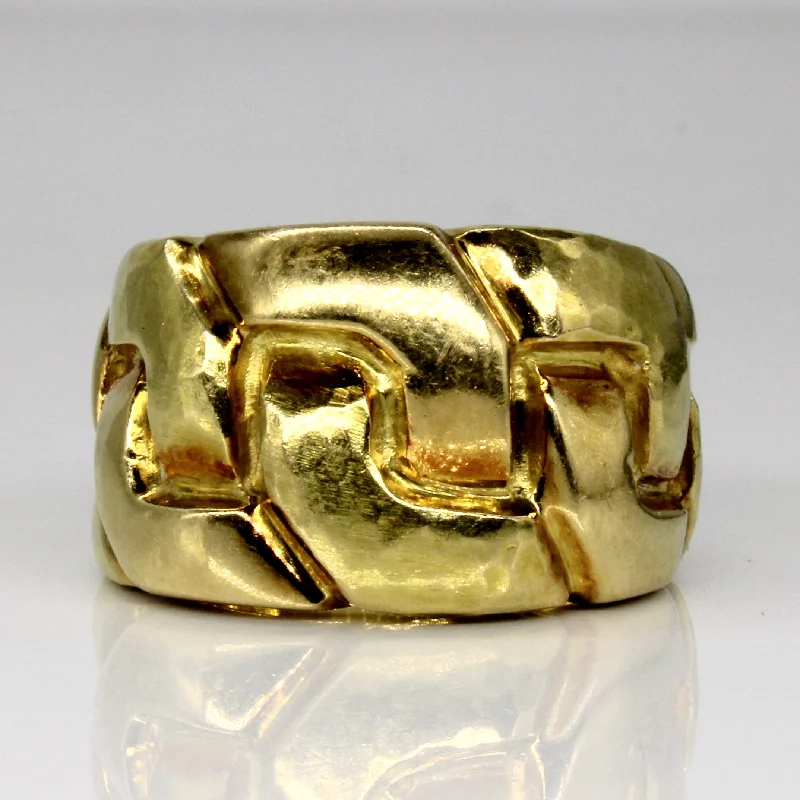 Elegant Jewelry, Exclusive Prices – Shop Now 18k Yellow Gold Ring | SZ 7.75 |