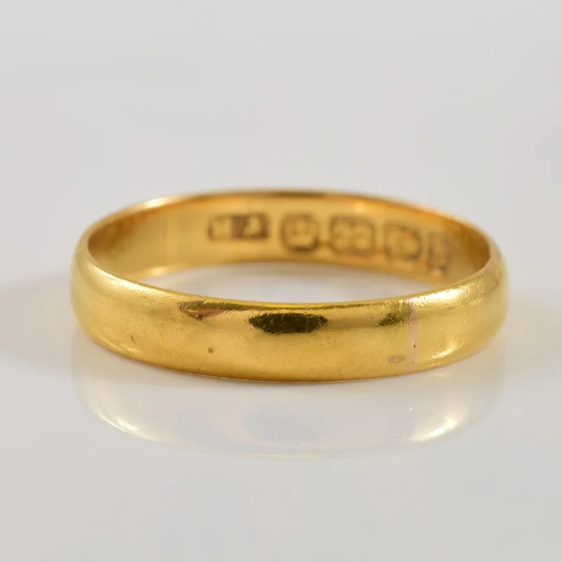 Sparkle On A Budget – Fine Jewelry For Less Victorian 22k Yellow Gold Plain Band | SZ 6.5 |