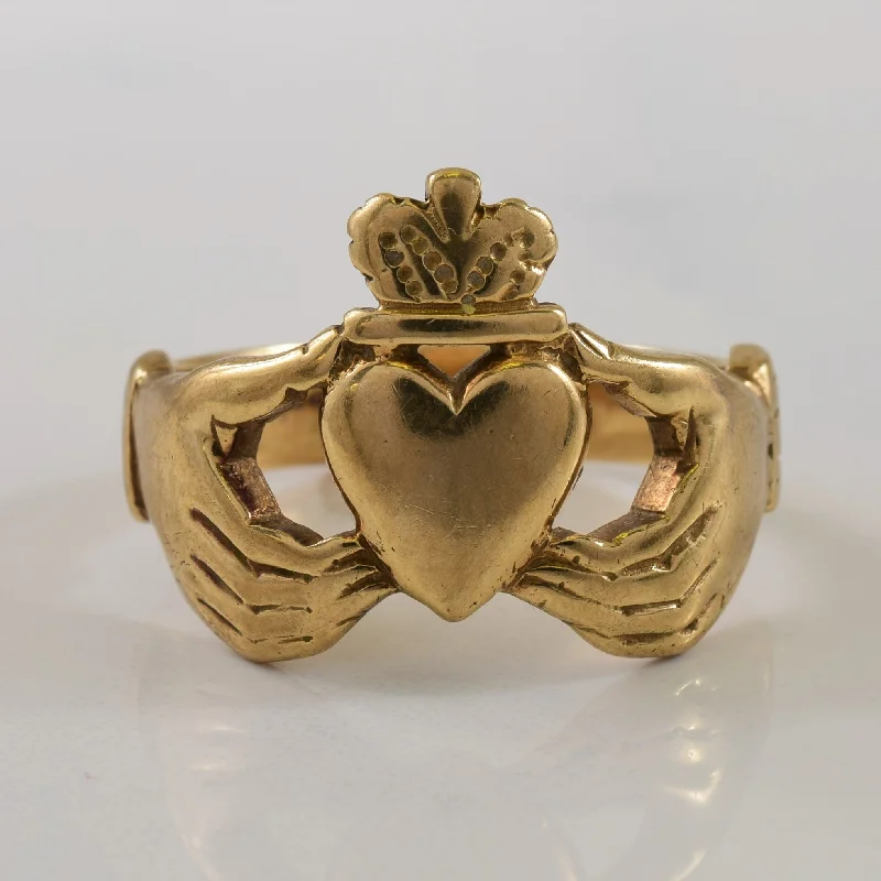 Exclusive Jewelry Sale – Grab Timeless Pieces Now 9k Yellow Gold Claddagh Ring | SZ 10.5 |
