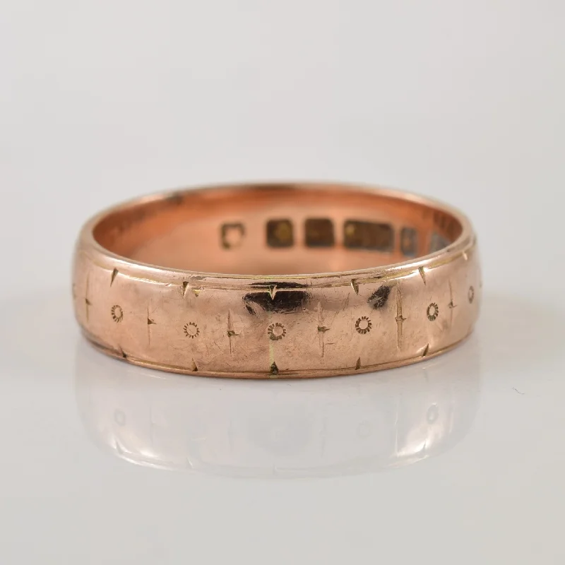 Dainty And Elegant Jewelry Now At Reduced Prices 1923 Birmingham 9k Rose Gold Ring | SZ 9.25 |