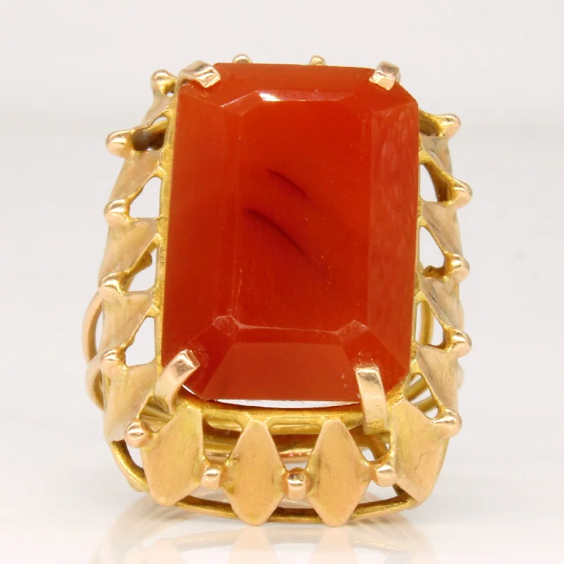 Timeless Jewelry Styles At Wallet-Friendly Prices Agate Cocktail Ring | 13.50ct | SZ 6.75 |