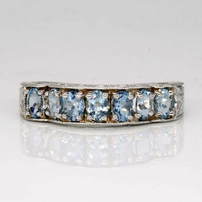 Huge Markdowns On Premium Jewelry Styles Aquamarine Ring | 1.00ctw | SZ 9 |