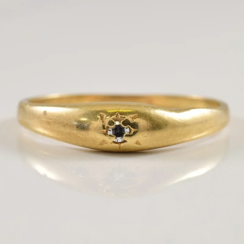 Affordable Luxury Jewelry For Every Occasion Diamond Dome Ring | 0.02ct | SZ 6.75 |