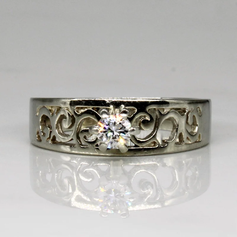 Final Call For Exquisite Jewelry At Reduced Rates Cathedral Set Diamond Ring | 0.18ct | SZ 8.25 | Final Call For Exquisite Jewelry At Reduced Rates Cathedral Set Diamond Ring | 0.18ct | SZ 8.25 |