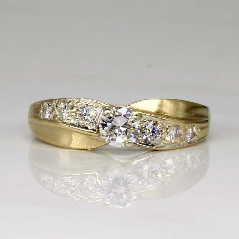 Timeless Jewelry Styles At Wallet-Friendly Prices Cathedral Set Diamond Ring | 0.44ctw | SZ 6.75 | Timeless Jewelry Styles At Wallet-Friendly Prices Cathedral Set Diamond Ring | 0.44ctw | SZ 6.75 |