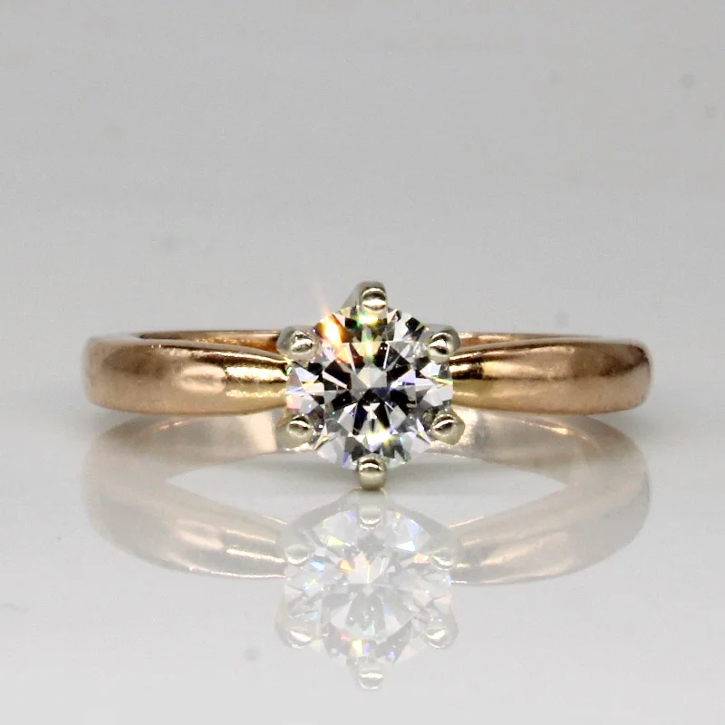 Exclusive Jewelry Offers – Shine For Less GIA Certified Six Prong Solitaire Diamond Engagement Ring | 0.65ct VS1 G Ex | SZ 6.25 |