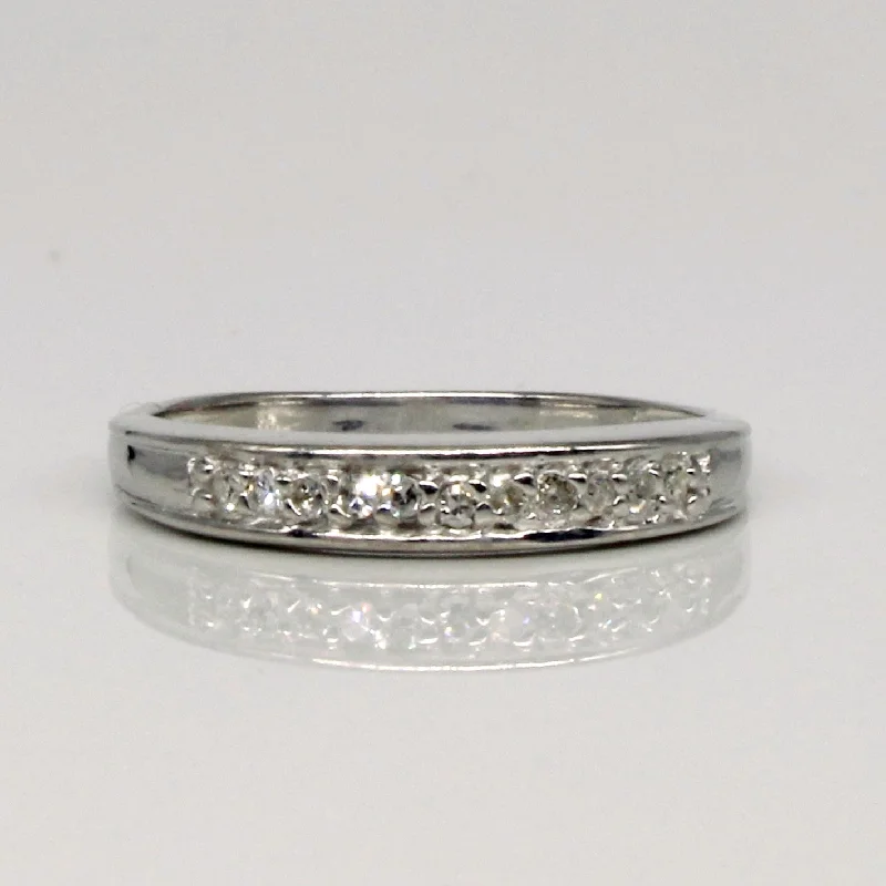 Everyday Jewelry Essentials Now On Sale Channel Set Diamond Ring | 0.06ctw | SZ 7 |