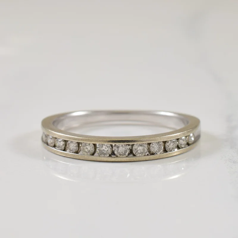 Dainty Floral Jewelry For Feminine Elegance Channel Set Diamond Ring | 0.25ctw | SZ 6.25 | Dainty Floral Jewelry For Feminine Elegance Channel Set Diamond Ring | 0.25ctw | SZ 6.25 |