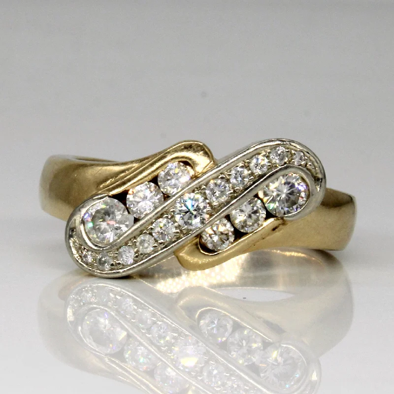 Must-Have Jewelry At Unbelievable Discounts Channel Set Diamond Waterfall Ring | 0.80ctw | SZ 11.5 | Must-Have Jewelry At Unbelievable Discounts Channel Set Diamond Waterfall Ring | 0.80ctw | SZ 11.5 |