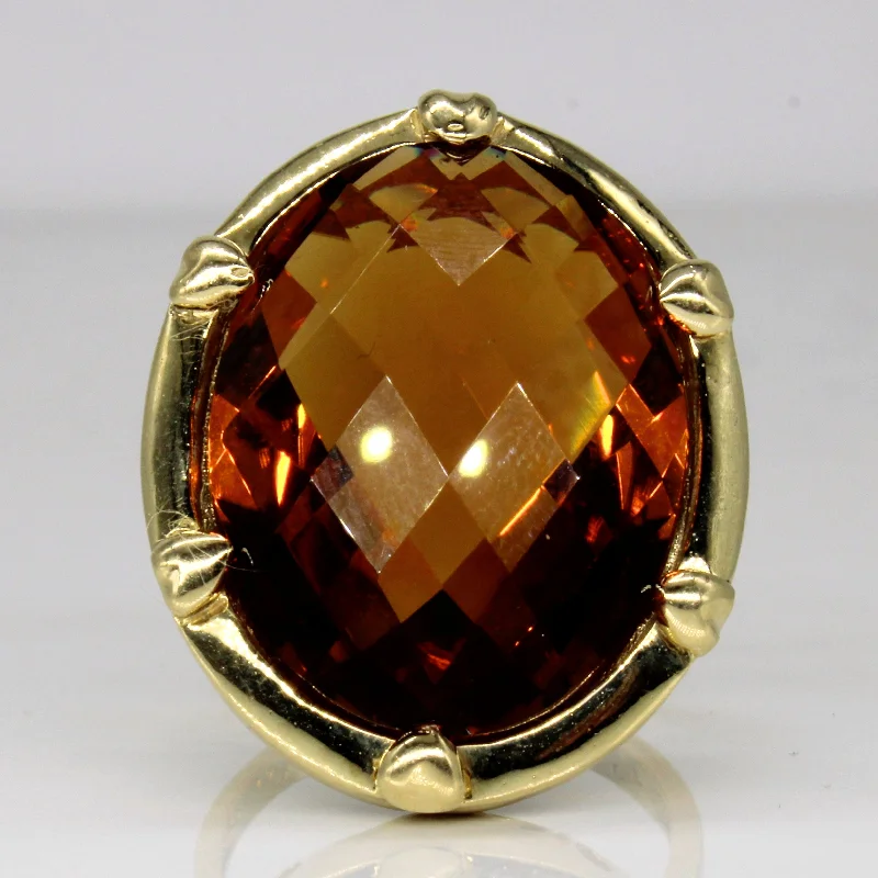 Shop Jewelry That Shines Without The High Price Citrine Cocktail Ring | 22.00ct | SZ 8.5 |