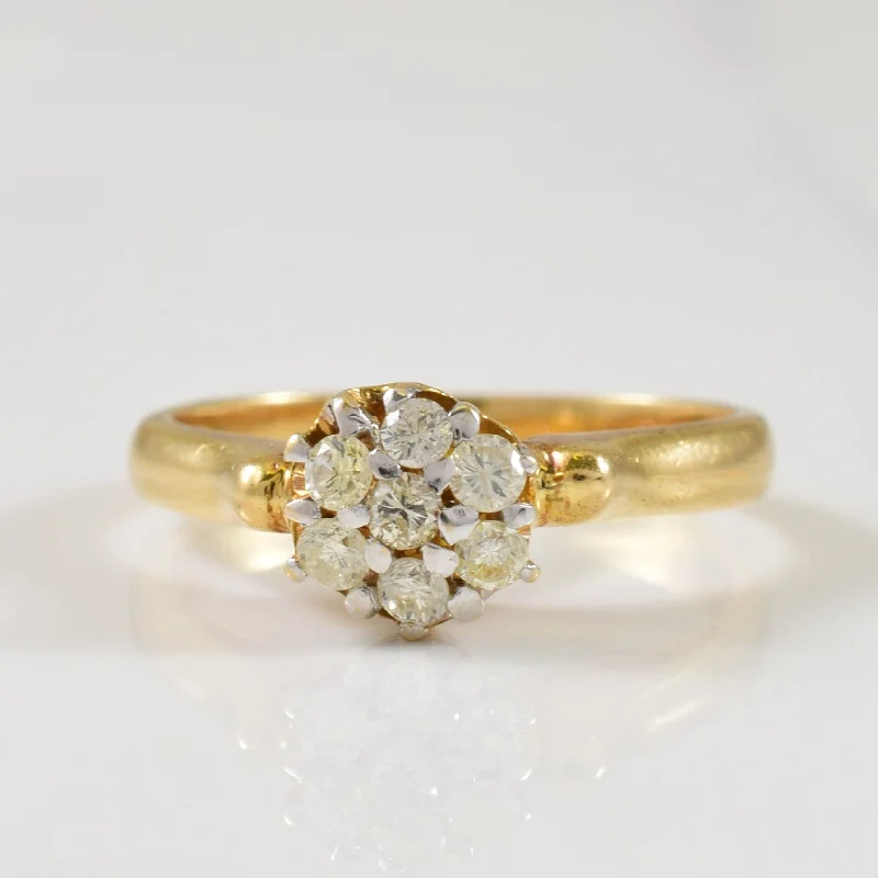 Flash Sale On Exquisite Jewelry – Don't Miss Out Cluster Diamond Ring | 0.18ctw | SZ 5 | Flash Sale On Exquisite Jewelry – Don't Miss Out Cluster Diamond Ring | 0.18ctw | SZ 5 |