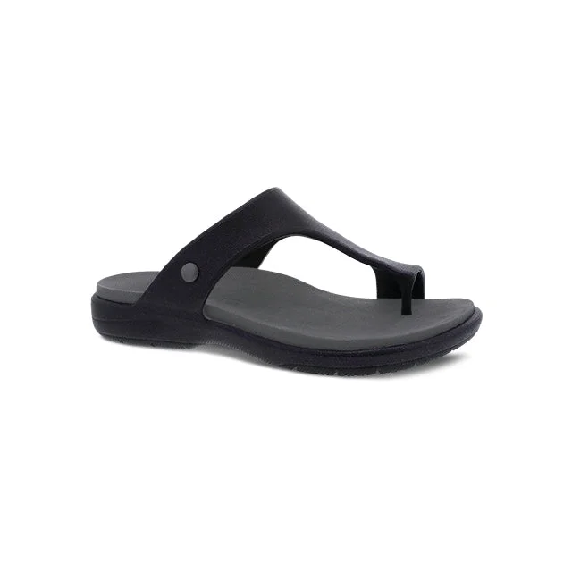 Women's Krystal Black Molded Sandal