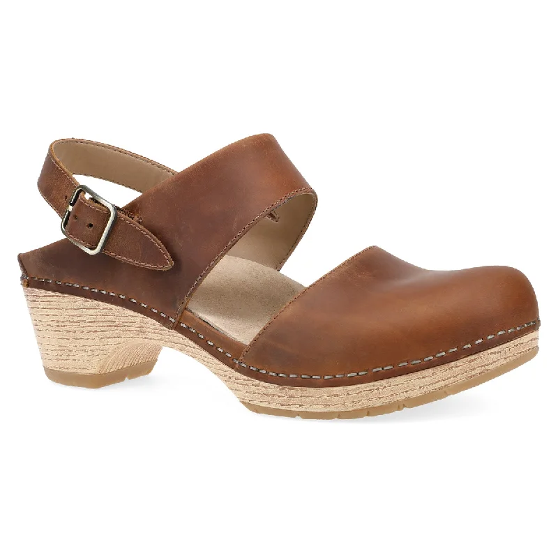 Women's Lucia Oiled Pull Up Mary Jane Sandal - Tan