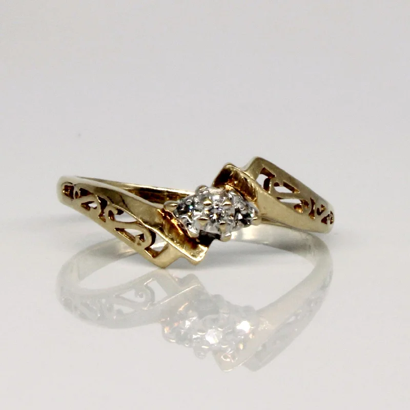 Exclusive Gemstone Jewelry Markdowns – Shop Now Diamond Bypass Ring | 0.02ctw | SZ 9 |