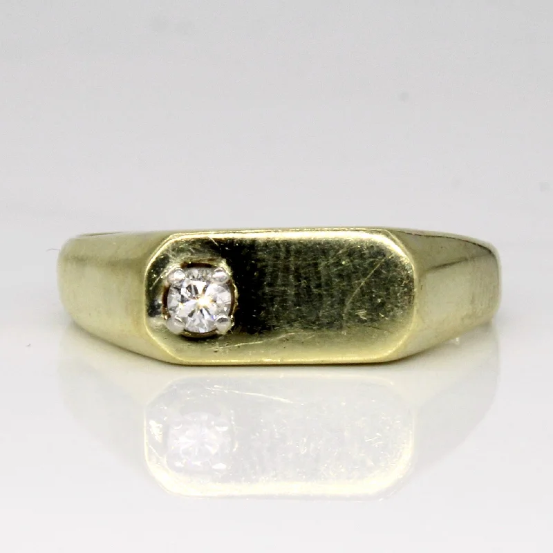 High-Quality Jewelry At A Fraction Of The Cost Diamond Solitaire Ring | 0.09ct | SZ 9.5 |