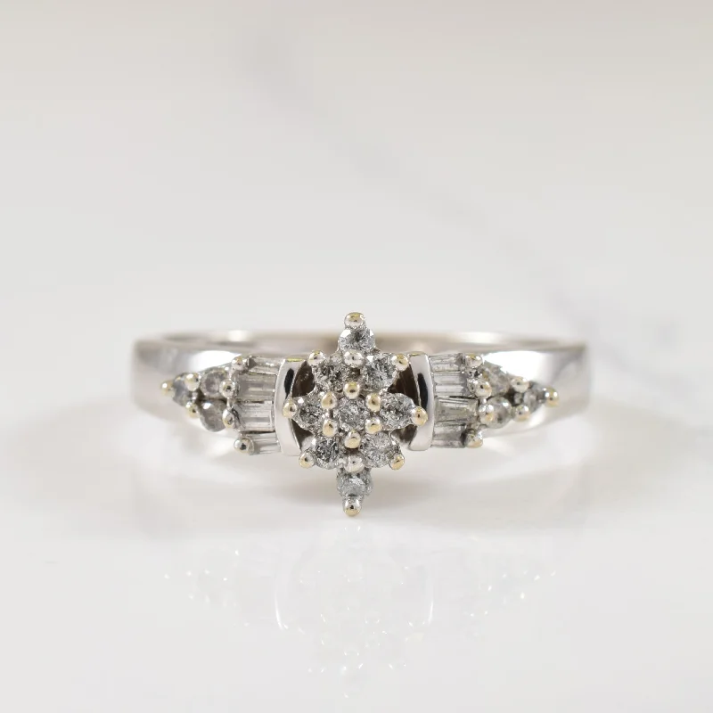 Unique Jewelry Designs Now At Discounted Rates Diamond Cluster Set Ring | 0.23ctw | SZ 7 | Unique Jewelry Designs Now At Discounted Rates Diamond Cluster Set Ring | 0.23ctw | SZ 7 |