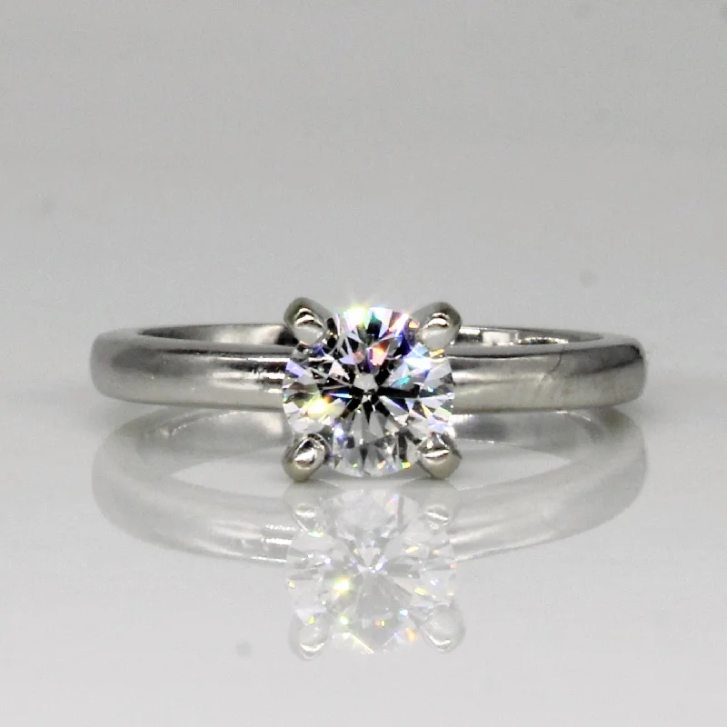 Limited-Time Offer On Elegant Jewelry Pieces Solitaire Diamond Engagement Ring | 0.55ct | SZ 4.5 |
