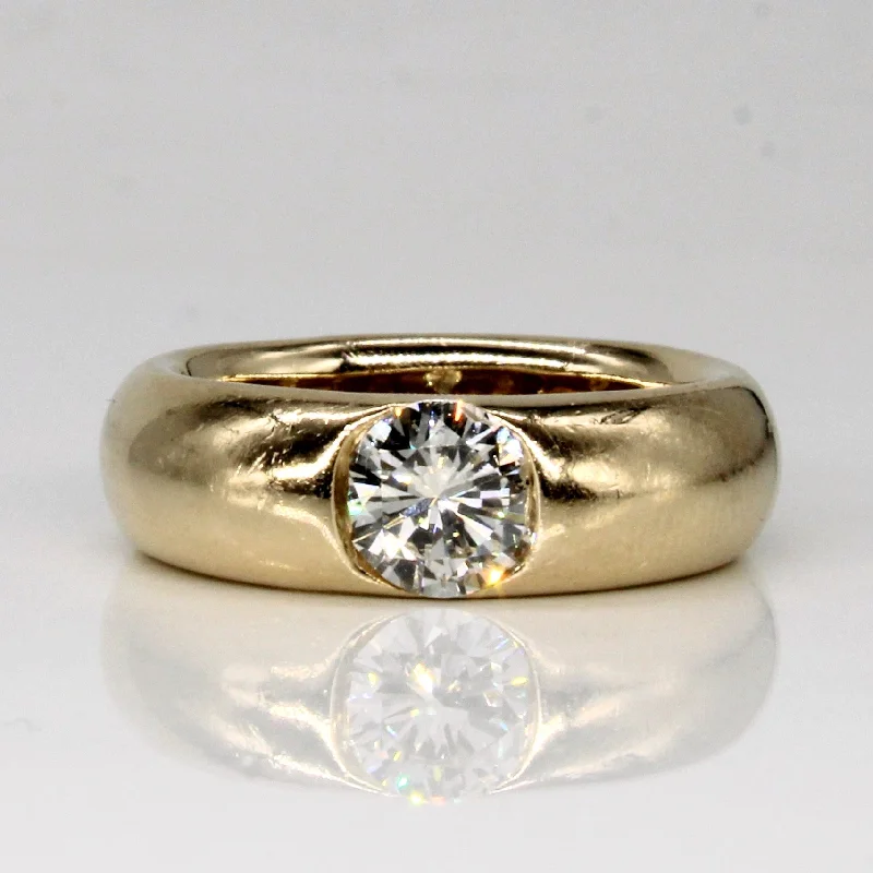 Premium Jewelry Now Available At Special Discounts Bezel Set Diamond Ring | 0.72ct | SZ 5.5 |