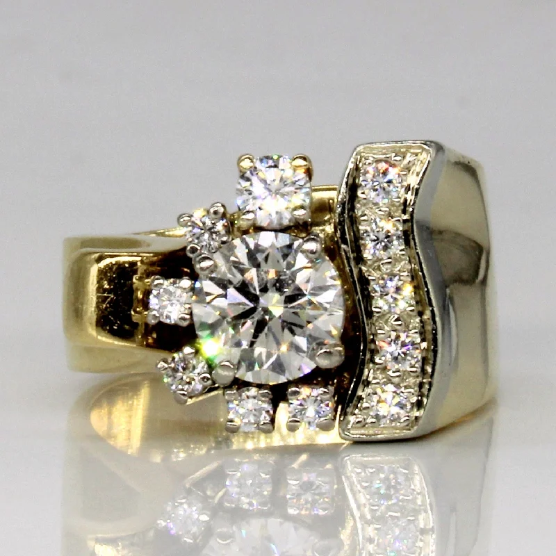 Limited-Stock Jewelry Sale – Once It's Gone, It's Gone Diamond Cluster Ring | 1.33ctw | SZ 6.25 |