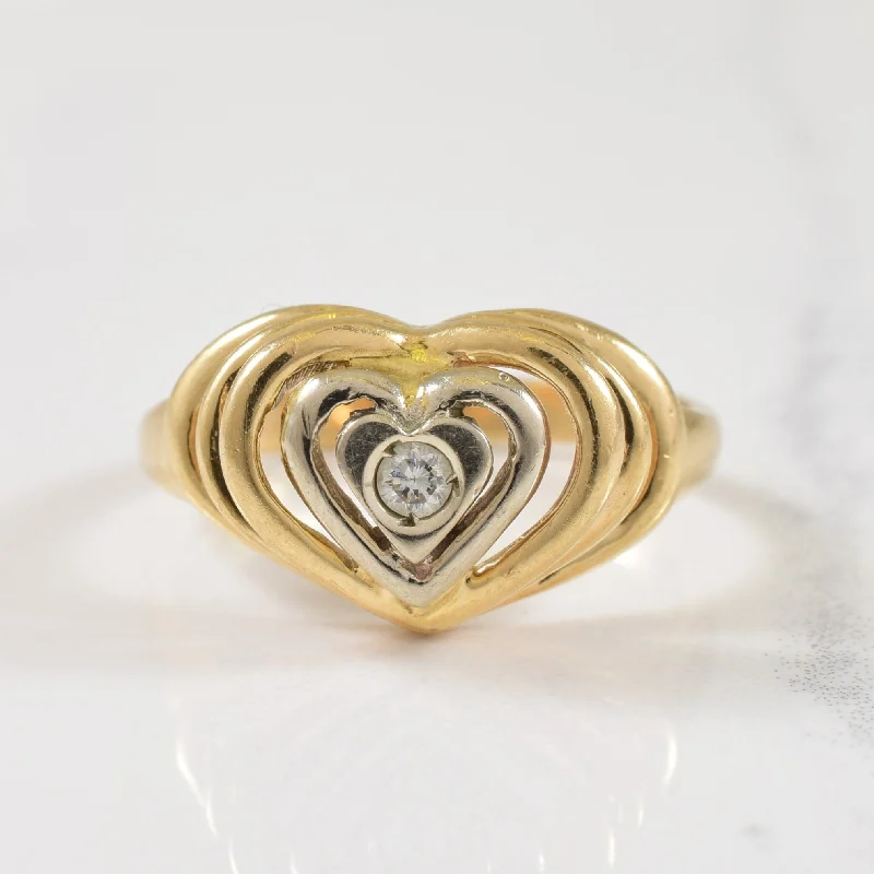 Unmissable Discounts On Timeless Jewelry Pieces Solitaire Diamond Heart Shaped Ring | 0.03ct | SZ 6.5 | Unmissable Discounts On Timeless Jewelry Pieces Solitaire Diamond Heart Shaped Ring | 0.03ct | SZ 6.5 |