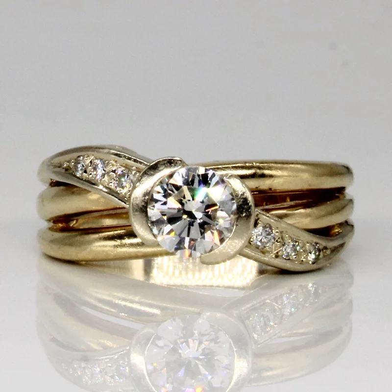 Shop Dazzling Jewelry At The Best Prices Diamond Waterfall Engagement Ring | 0.69ctw | SZ 6.75 |