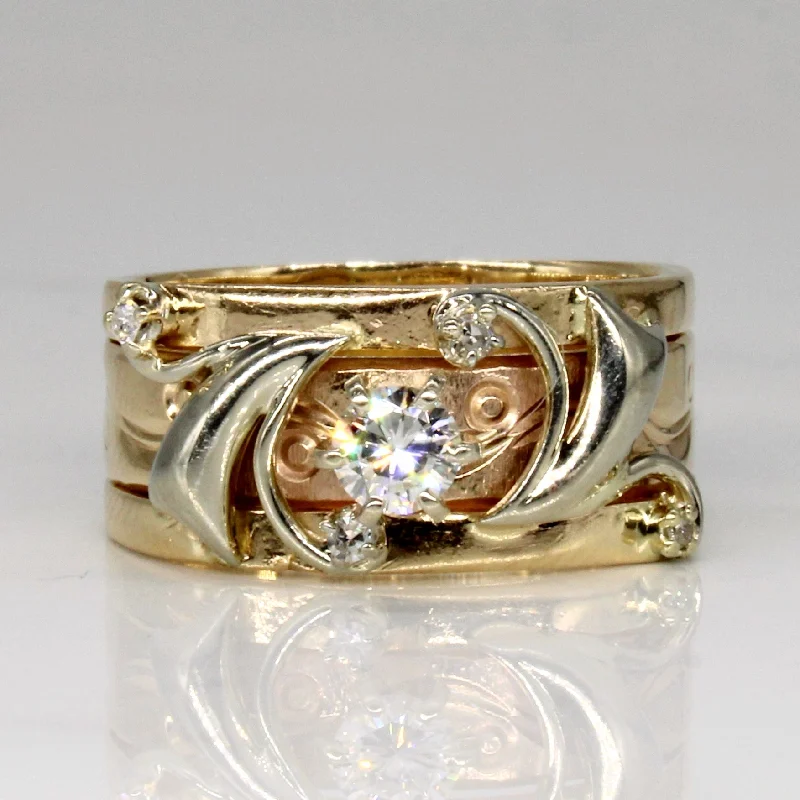 Unlock Unbeatable Jewelry Deals Before They’Re Gone High Set Diamond Ring | 0.28ctw | SZ 7.25 |