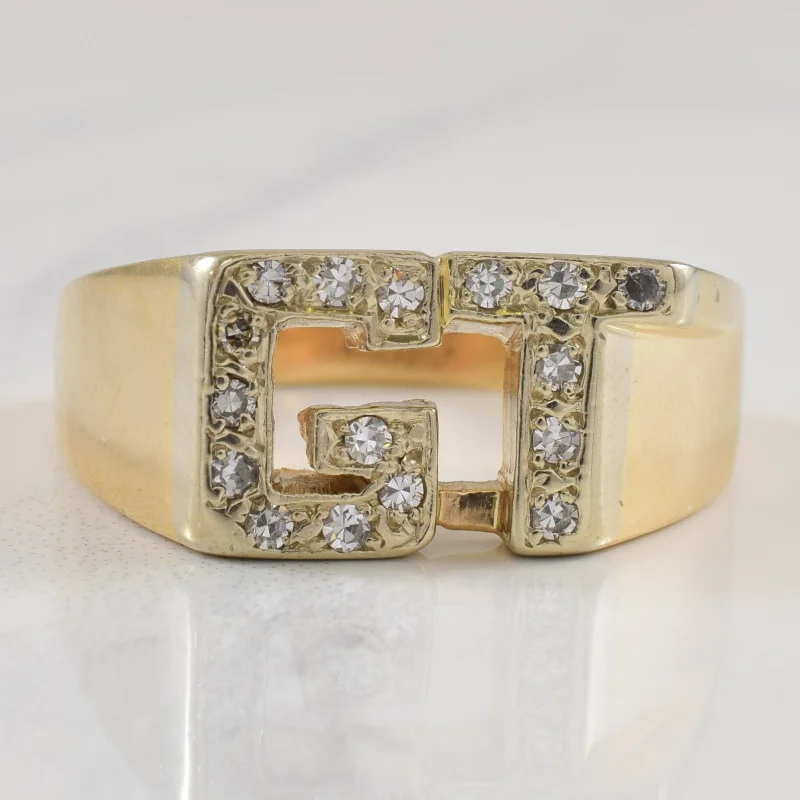 Exclusive Jewelry Sale – Shine For Less Initial 'GT' Diamond Ring | 0.16ctw | SZ 10 | Exclusive Jewelry Sale – Shine For Less Initial 'GT' Diamond Ring | 0.16ctw | SZ 10 |